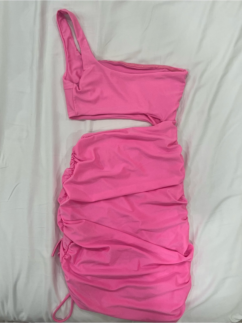 Revolve Tiger Mist One-Shoulder Ruched Mini Dress - Picture 2 of 3